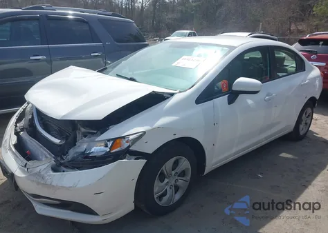 2015 Honda Civic Lx из США, поврежденный, VIN 19XFB2F5XFE288841